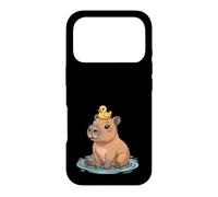 Custodia per iPhone 17 Pro Carino Capibara e Anatra Best Friends Amante degli Animali