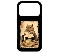 Custodia per iPhone 17 Pro Carino Capybara Ramen giapponese Kanji Edo Pittura