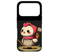 Custodia per iPhone 17 Pro Carino Cupido Pollo Cerca Animali e Amanti Dell'amore
