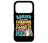 Custodia per iPhone 17 Pro Carino Karma è un gatto furring nel mio giro perché mi ama