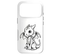 Custodia per iPhone 17 Pro Carino Kawaii Dragon Coloring Book Art Colore Nel Design