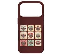 Custodia per iPhone 17 Pro Carino Mothman Valentine Puns Cryptid Lover Cards