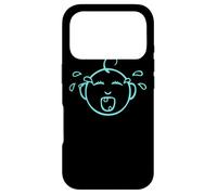 Custodia per iPhone 17 Pro Carino NON ESSERE UN PIANGENTE - Trendy Baby Crying Blue