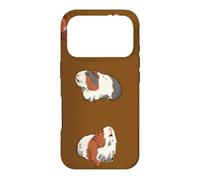 Custodia per iPhone 17 Pro Carino tipi di porcellini d'India per i proprietari e gli amanti della cavia
