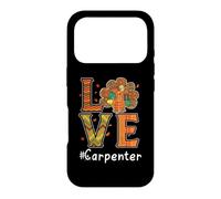 Custodia per iPhone 17 Pro Carpenter Love Thanksgiving Leopard Turkey Autumn Fall