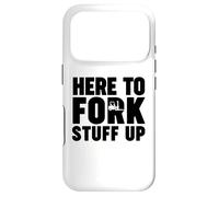 Custodia per iPhone 17 Pro Carrello elevatore qui per la roba della forcella Up