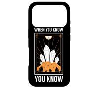 Custodia per iPhone 17 Pro Carta dei tarocchi - Fortuna occulta mistica luna astrologia - Cristallo