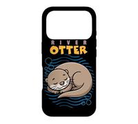 Custodia per iPhone 17 Pro Cartoon River Lontra Razza Mare Amante Animale Carino Lontra