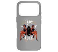 Custodia per iPhone 17 Pro Casinò vintage retrò Rockabilly Devil Girl Lady Lucky Spade