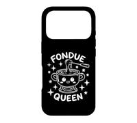 Custodia per iPhone 17 Pro Casseruola per formaggio fuso Fondue Queen Kawaii