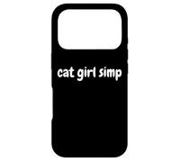 Custodia per iPhone 17 Pro Cat Girl Simp Cute Anime Kawaii Otaku e-girl Streamer Gifts