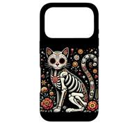Custodia per iPhone 17 Pro Cat Lover Giorno dei Morti, Teschio di Zucchero Messicano