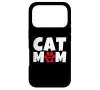 Custodia per iPhone 17 Pro Cat Mom - Regalo per la festa della mamma per la mamma amante dei gatti - simpatico gatto