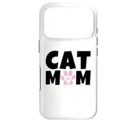 Custodia per iPhone 17 Pro Cat Mom - Regalo per la festa della mamma per la mamma amante dei gatti - simpatico gatto