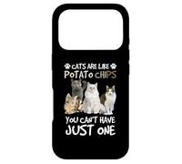 Custodia per iPhone 17 Pro Cats Are Like Potato Chips You can not have just one funny