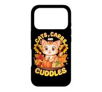 Custodia per iPhone 17 Pro Cats, Carbs, & Cuddles Thanksgiving Dinner Kitten