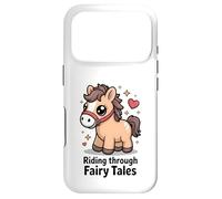 Custodia per iPhone 17 Pro Cavalcando attraverso le fiabe carino Kawaii Pony