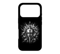 Custodia per iPhone 17 Pro Cavaliere Templare Spada E Scudo Santa Croce Gerusalemme