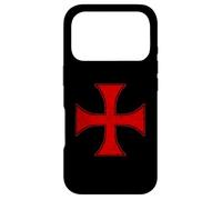 Custodia per iPhone 17 Pro CAVALIERI TEMPLARI CROCE PATTEE CRUSADER ORDINE DELLA CROCE ROSSA