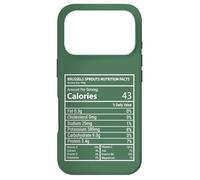 Custodia per iPhone 17 Pro Cavoletti di Bruxelles Valori nutrizionali Funny Calorie Art
