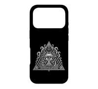 Custodia per iPhone 17 Pro CeAsE YoUr InveStigaTIon Lovecraft Illuminati Cospirazione