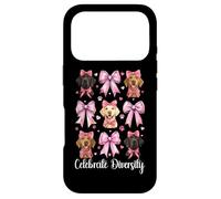 Custodia per iPhone 17 Pro Celebra la diversità Labrador Dog Lab Girl Coquette Bow