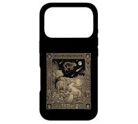 Custodia per iPhone 17 Pro Celeste Capibara Tarocchi Zodiaco Occulto