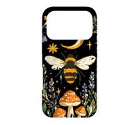 Custodia per iPhone 17 Pro Celestial Bee Moon Mushroom Cottagecore Botanical