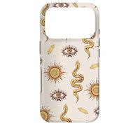 Custodia per iPhone 17 Pro Celestial Snake Mystical Serpent Dark Academia Pattern