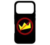Custodia per iPhone 17 Pro Cerchio rosso barrato corona n