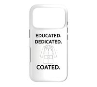 Custodia per iPhone 17 Pro Cerimonia del cappotto bianco dello studente di medicina rivestita dedicata educata