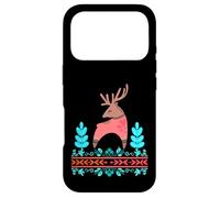 Custodia per iPhone 17 Pro Cervo Floreale Ornamentale Folk Art Forest