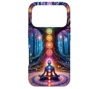 Custodia per iPhone 17 Pro Chakra Meditazione Albero Natura Universo