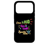 Custodia per iPhone 17 Pro Cheerleader Cheer Loud Shine Bright Cheerleaders regalo