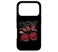Custodia per iPhone 17 Pro Cherry Bomb Retro Lucky 777 Ciliegia Estetica Vintage