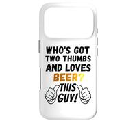 Custodia per iPhone 17 Pro Chi ama gli appassionati di birra divertente bere umorismo 2 pollici