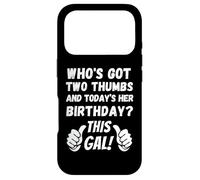 Custodia per iPhone 17 Pro Chi ha due (2) pollici e oggi il suo compleanno? Questa ragazza!