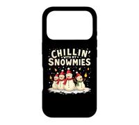 Custodia per iPhone 17 Pro Chillin’ with My Snowmies Cute Snowflake Christmas Cheer