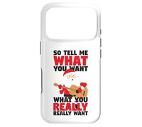 Custodia per iPhone 17 Pro Chitarra Babbo Natale Dimmi cosa vuoi divertente Natale