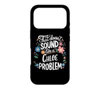 Custodia per iPhone 17 Pro Chloe Personalized Cute Flower Girls Chloe Name
