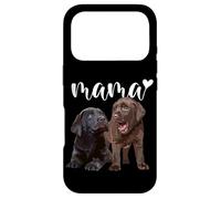 Custodia per iPhone 17 Pro Chocolate Lab Mom The Lab Mamma Labrador marrone Mama Lab Dog