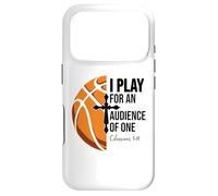 Custodia per iPhone 17 Pro Christian Basketball Scripture 23 God Basketball Bible Verse