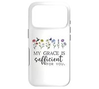 Custodia per iPhone 17 Pro Christian My Grace is Sufficient You God 2 Corinthians 12 9