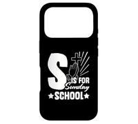 Custodia per iPhone 17 Pro Christian Teacher S is for Sunday School Essentials