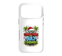 Custodia per iPhone 17 Pro Christmas July Squad Summer Santa Hat Sunglasses Palm Tree