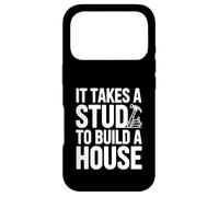 Custodia per iPhone 17 Pro Ci vuole uno stallone per costruire un umorismo di costruzione di una casa