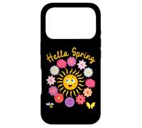 Custodia per iPhone 17 Pro Ciao Primavera Sole Fiore Donna Pasqua Festa della Mamma Donna Mamma