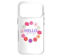 Custodia per iPhone 17 Pro Ciao Primavera Sole Sole Fiore Donna Pasqua Festa della Mamma