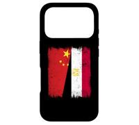 Custodia per iPhone 17 Pro Cina Egitto Mezza Bandiera Cinese Egizi