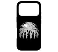 Custodia per iPhone 17 Pro Cinque Coniglietti Nella Foresta Al Chiaro Di Luna Notte